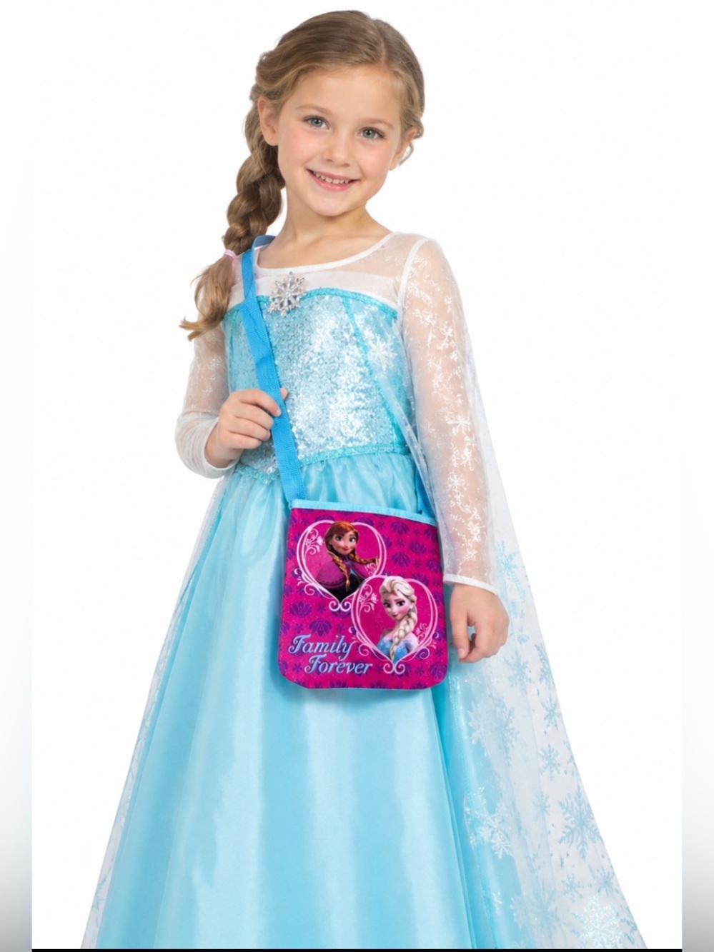 Disney Frozen "Family Forever" Girls Crossbody Mini Shoulder Bag Purse